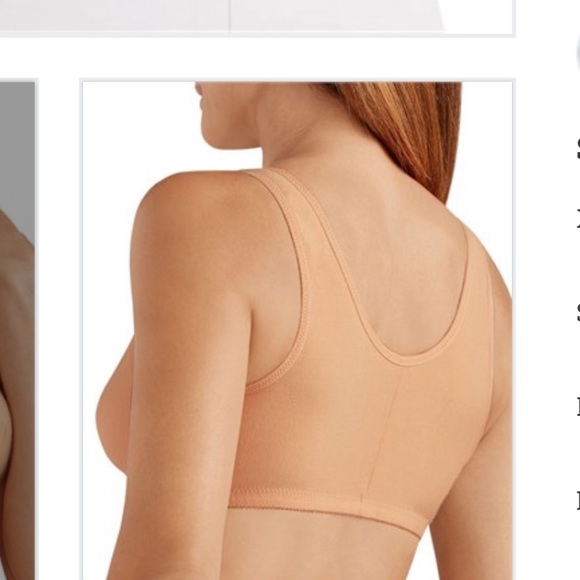AMOENA Frances Wire-Free Front Closure Bra 2128 - Nude - Picture 2 of 12